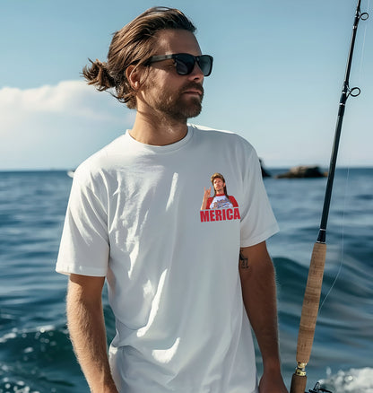 Whistlin' Kitty Chaser 4th of July Tee